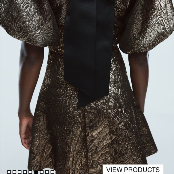 H&M Metallic Mini Dress - Picture 10 of 12